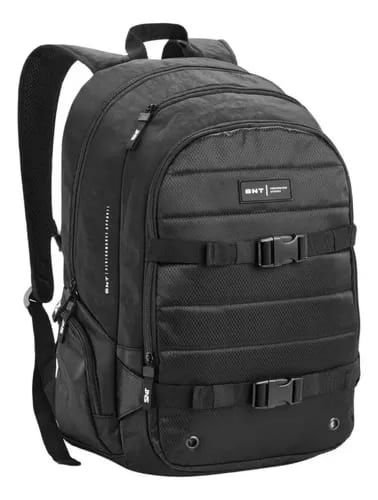 Mochila Masculina Compartimento Para Notebook Cor Preto